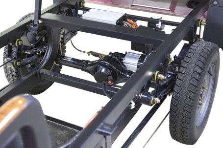 Трицикл электрический Rutrike D4 NEXT КАБИНА 1800 (красно-серый) (023400-3332)