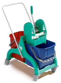 Тележка TTS Nick30 (2х15л, пластик, отжим Tec)