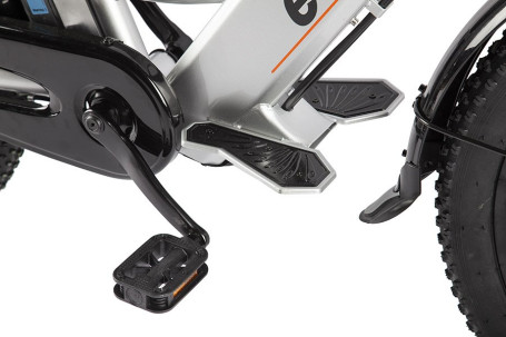 Электровелосипед GREEN CITY e-ALFA Fat (серебристый)