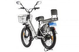 Электровелосипед GREEN CITY e-ALFA Fat (серебристый)