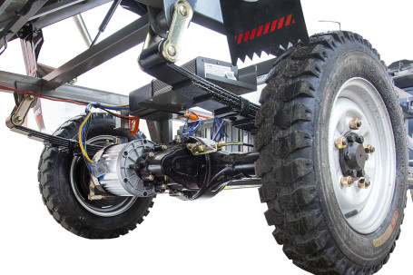 Трицикл электрический Rutrike Титан NEXT 2000 60V1500W (черный)