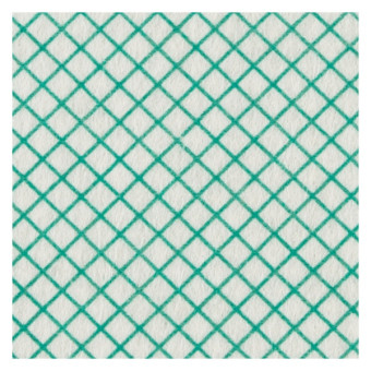 Салфетка TTS BASIC-T (40х50см, бело-зеленая, 1шт)