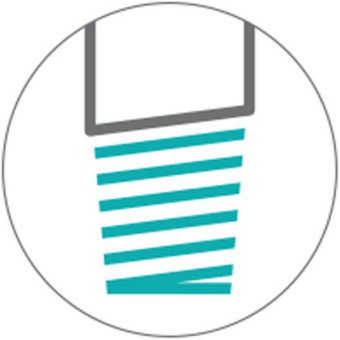 Щетка TTS ручная (23см, пластик, синий ворс)