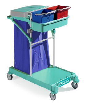 Тележка TTS Green Line 5 (2х6л, держ. мешка 120л)