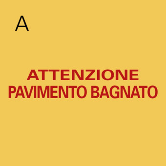Указатель TTS "Осторожно мокрый пол" (полипроп, 2хсторонний, польск)