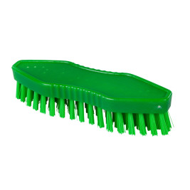 Щётка-скраб ручная FBK (180х60мм, жесткая, 30мм ворс, зеленый)