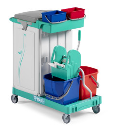 Тележка TTS Magic Line 120P (2х15л, 2х4л, отжим TEC, держ. мешка 150л)