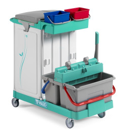 Тележка TTS Magic Line 120P7 (25л, 17л, 2х4л, отжим, держ. мешка 150л)