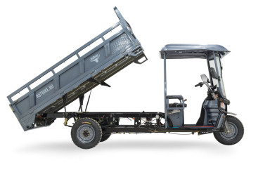 Трицикл электрический Rutrike Фактор ЛАЙТ 2600 (60/72V, 2000W, серый)