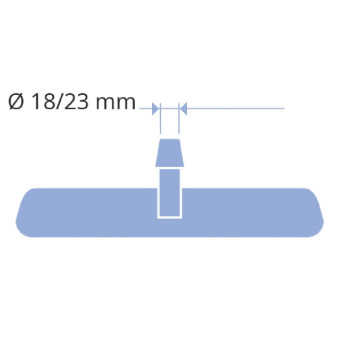 Рамка со спонжем TTS BLIK (60см, полипропилен, серо-зеленый)