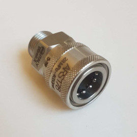 Байонет ARS178 L (1/2"ш, 125бар, нерж, DN12) PA