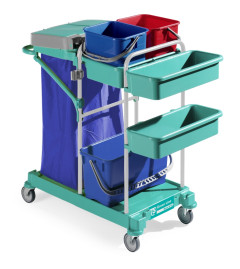 Тележка TTS Green Line 60 (20л, 2х12л, держ. мешка 120 л)