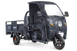 Трицикл электрический Rutrike D4 NEXT КАБИНА 1800 (черный)