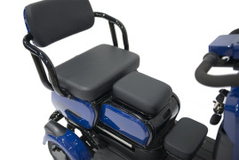 Трицикл электрический Rutrike Квадро (синий)