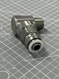 Переходник угловой 1/2ш-ш (нерж, вращ) RAMEX