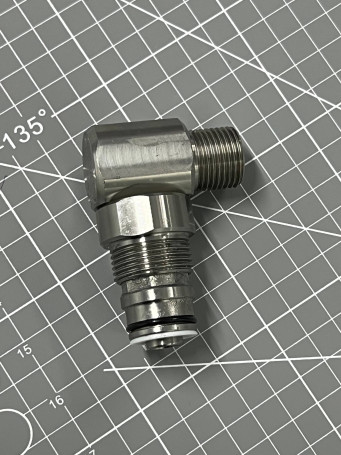 Переходник угловой 1/2ш-ш (нерж, вращ) RAMEX (4962)