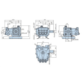 Насос высокого давления Annovi Reverberi RC 14.20 N (200бар, 14л/мин, 1450об/мин)