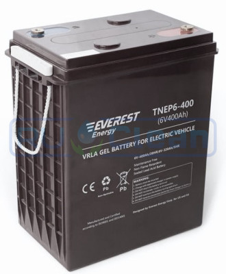 Тяговый аккумулятор Everest Energy TNE6-400 (6В, 320Ач, Gel)