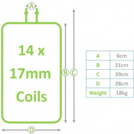 Змеевик (280х390мм, для HDS 501,550,697,698) R+M 