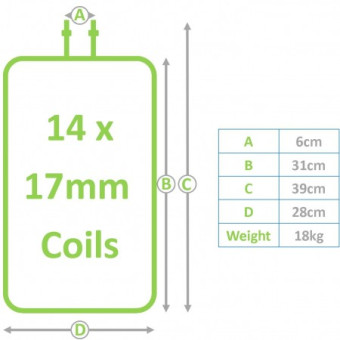 Змеевик (280х390мм, для HDS 501,550,697,698) R+M