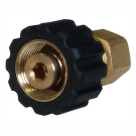 Переходник М22х1.5г-3/8"г  (400бар, лат/пласт) R+M