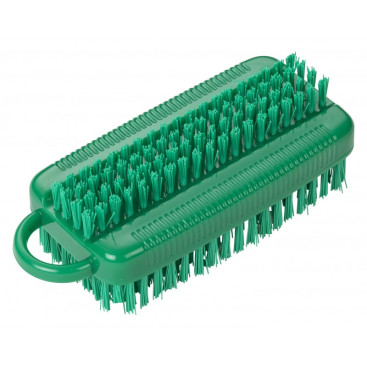 Щетка для ногтей Haug Bursten (110х32х50мм, жесткий/средний, зеленый)