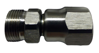 Переходник М22х1.5ш-М22х1.5г (нерж, вращ) RC