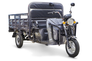 Трицикл электрический Rutrike D4 NEXT II 60V1500W (серый)