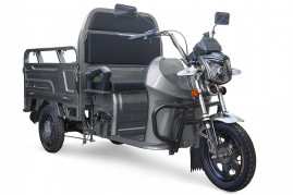 Трицикл электрический Rutrike Вояж К1 1200 60V800W (серый)