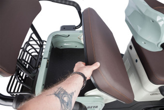 Трицикл электрический Rutrike Gelbert Beta (48/60V, 800W, сине-белый)