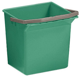 Ведро TTS (6л, полипропилен, ручка, зеленый)