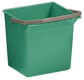 Ведро TTS (6л, полипропилен, ручка, зеленый)
