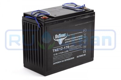 Аккумуляторная батарея RuTrike TNE 12-170 (12В, 135Ач, Gel)