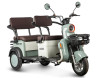 Трицикл электрический Rutrike Gelbert Beta (48/60V, 800W, зелено-белый)