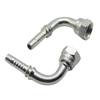 Фитинг высокого давления BSP (DN25, 1&quot;г, 90гр, оцинк) Robin