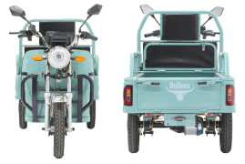Трицикл электрический Rutrike Амулет 1100 (темно-зеленый)