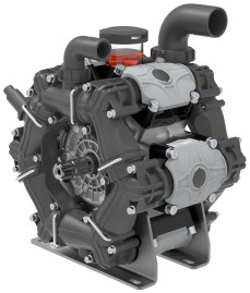 Мембранный насос Comet BPS 300 (20 бар, 295 л/мин, ВОМ 1"⅜-32 мм)