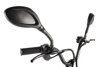 Электровелосипед GREEN CITY e-ALFA LUX (сине-серый матовый)