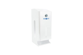 Диспенсер для туалетной бумаги Nofer (белый, для 2 рулонов)