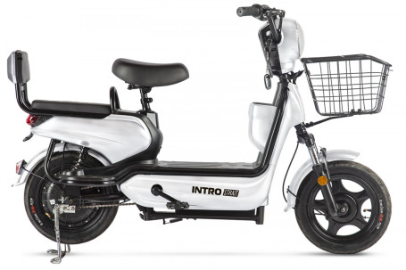 Электроскутер INTRO STRAIT (черно-белый)