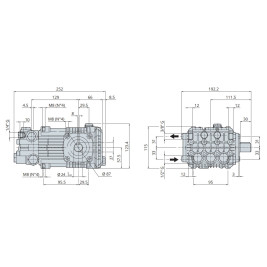 Насос высокого давления Annovi Reverberi RK 15.28 H N