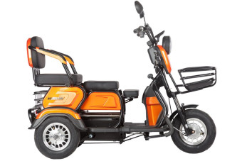 Трицикл электрический Rutrike Gelbert Caf (48/60V, 600W, синий)