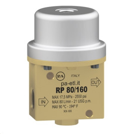 Клапан пневматический PA RP80/160 (160бар, 80л/мин, 1/2"г-1/2"г)
