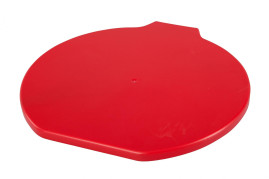 Крышка для ведра FBK (полипропилен, 9л, красный)