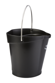 Ведро Vikan (черный, 6л)