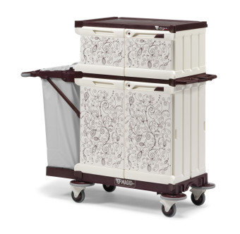 Тележка TTS MagicArt 26 Safety (закрытая, рисунок KAPOK, держ. мешка)