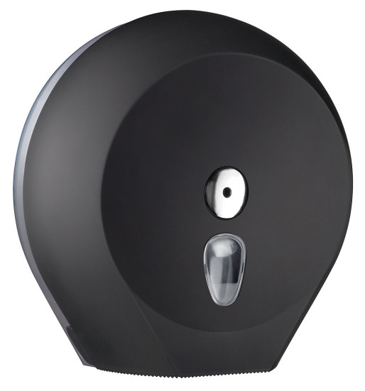 Диспенсер для туалетной бумаги Nofer 5011 (пластмассовый, черный, большой)