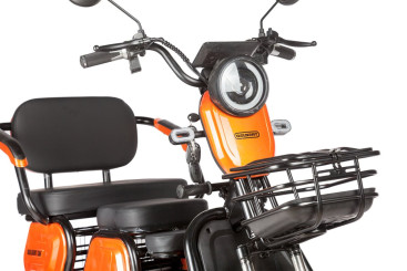 Трицикл электрический Rutrike Gelbert Caf 48V/60V 600Вт (черный)