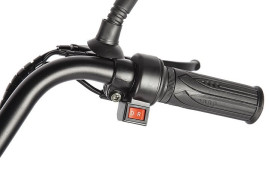 Трицикл электрический Eltreco Porter Fat 500 (серебристый)