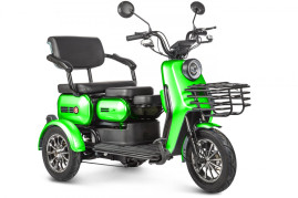Трицикл электрический Rutrike Патрон (зеленый)